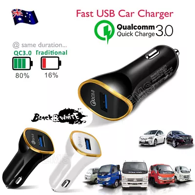 For IPhone 12 Pro X XS MAX XR 8 7 6S 6 Plus SE QC3.0 Fast Charging Car Charger • $9.99