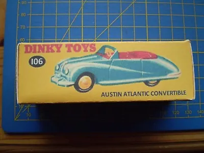 £4.15 • Buy Dinky Toy Repro Box Only For No 106 Austin Atlantic Convertible
