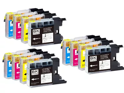 12PK Quality Ink Combo Set Fits Brother LC75 XL MFC-J435W MFC-J5910DW MFC-J625DW • $17.27