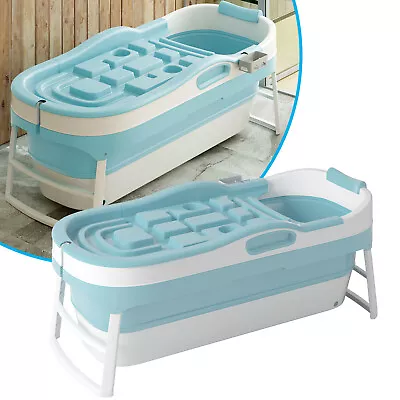 58  Foldable Adult Bathtub With LidCollapsible Temperature Maintenance Bathtub • $142.99