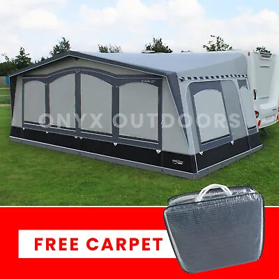 Camptech Buckingham DL 3M Full Seasonal Caravan Awning FREE CARPET • £1192