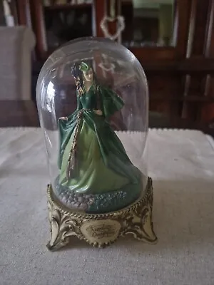 Gone With The Wind Scarlett’s Deception Figure Glass Dome Ltd Edt 1993 • £18