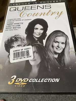 Various Artists - Queens Of Country [DVD] Used Very Good Condition. • £2