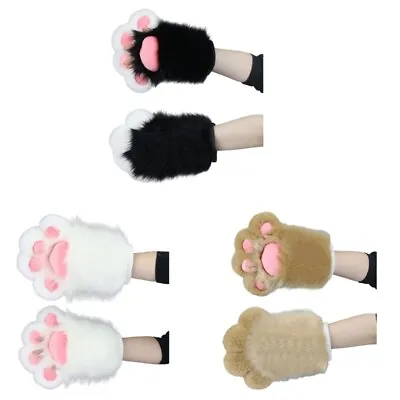 COSPLAY Cat Gloves Furry Kitten Toe Beans Fursuit Carnivals Party Handmade • $67.17