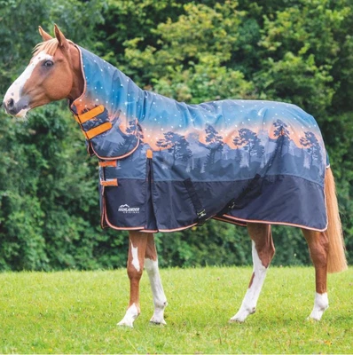 £72.04 • Buy Shires Highlander Original 200g Turnout Combo Rug - Winter Sunset