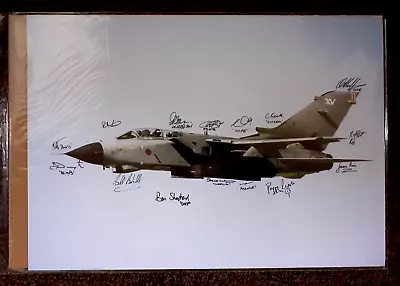 Squadron Photograph (A3) **SIGNED** (RAF Lossiemouth - Tornado GR4) ***NEW*** • £86