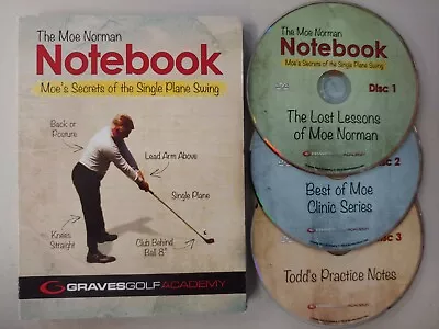 The Moe Norman Notebook (DVD 2013 3-Disc Set) Graves Golf Academy Single Plane • $51.49