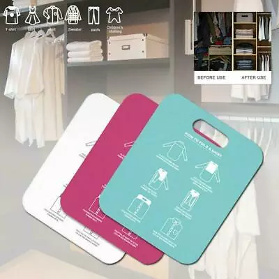 Household T-Shirt Folding Board Folder Clothes Large Access Organizer L9Y4 • £4.89