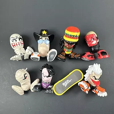 Used Lot Of 7 Tech Deck Figures Dudes And 1 Skateboard • $24.99