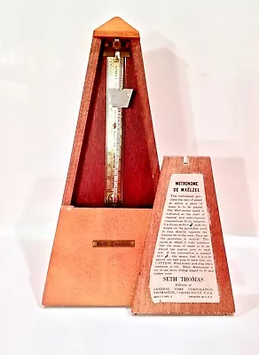 Vintage Seth Thomas Metronome De Maelzel Works • $100