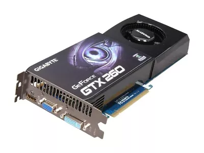 GIGABYTE GV-N26UD-896M REV2.0 GeForce GTX 260 896MB 448-bit GDDR3 PCI Express • $25