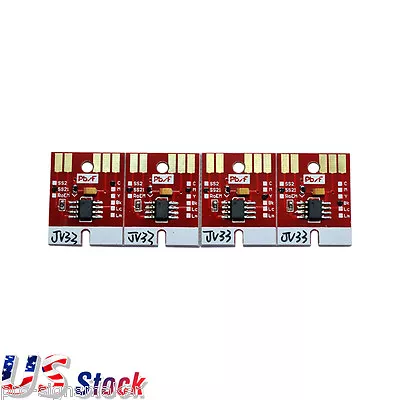 Chip Permanent For Mimaki JV33 SS21 Cartridge 4 Colors C M Y K - US Stock • $56.40