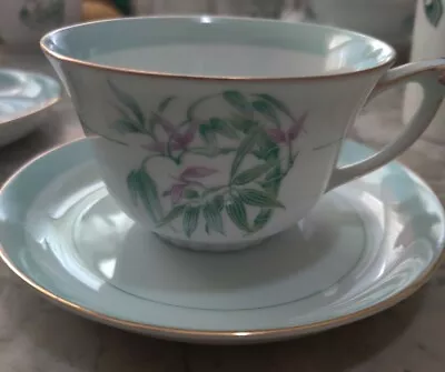 Narumi Bengal  Made In Occupied Japan Tea Cup & Saucer Flowers  • $25