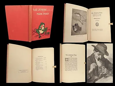 1903 Mark Twain 1st Ed Jumping Frog Of Calaveras Sketches Humor Illustrated • $499