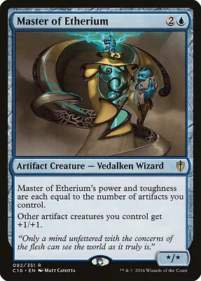 Master Of Etherium Commander 2016 NM Artifact Blue Rare MAGIC CARD ABUGames • $1.30