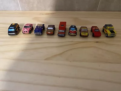 Vintage Galoob Micro Machines Vehicle Cars Toy Bundle X9 Rare Colours GC • £30