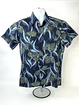 VTG 70s Fruit Of The Loom Shirt Mens Medium Multicolor Hawaiian S/S Camp Rare • $38.88