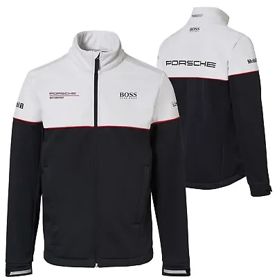 Men's Porsche Motorsport Team Softshell Jacket Embroidery Logos • $110