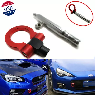 $29.78 • Buy JDM Red Track Racing Style CNC Alloy Tow Hook For Subaru WRX STI BRZ Impreza