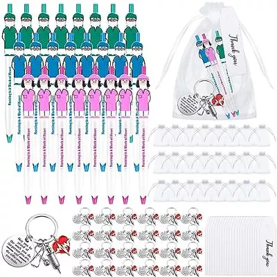 24 Set Nurse Accessories For Work Gifts Nurse Gifts Bulk 24 Nursing Pens 24 N... • $28.81