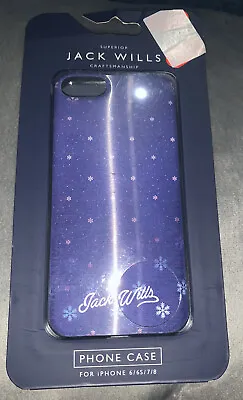 £8.99 • Buy Jack Wills Navy Snowflake Phone Case For IPhone 6/6s/7/8