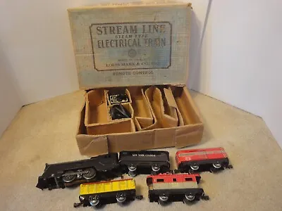 Vintage Marx Streamline Steam Type Tin Toy O Gauge Train Set 5840 • $169.99