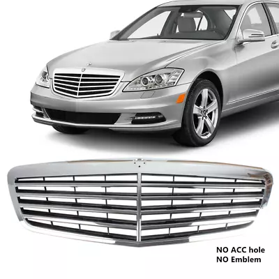 For Mercedes W221 S Class S 550 Chrome Front Bumper Center Grille Radiator Grill • $83.98