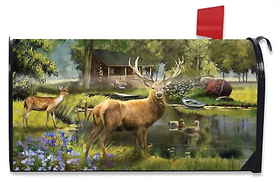 Great Outdoors Summer Magnetic Mailbox Cover Elk Standard Briarwood Lane • $17.97