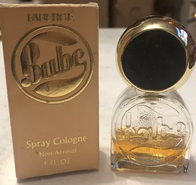 Vintage Perfume Faberge Babe Spray Cologne 1 Oz 1/3 Full • $52.24