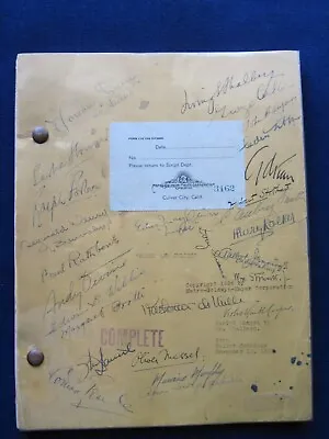 SCRIPT ROMEO & JULIET SIGNED By JOHN BARRYMORE NORMA SHEARER RATHBONE & More • $6580