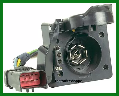 Hopkins 42145 MULTI-TOW 7 Way RV & 4 Flat Trailer Connector Plug Adaptor • $41.75