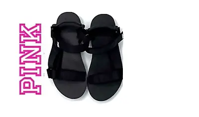 PINK By VS Festival Sandals Strappy Slides Beach Shoes Size 8 • $9.86