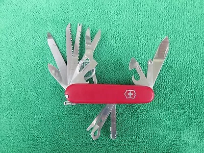 Victorinox Swiss Army Champion Plus Multi Tool Folding Knife 91mm Red • $49.99