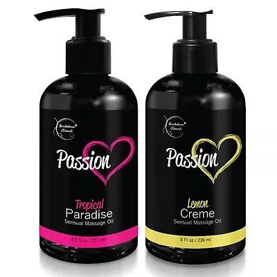 Passion Sensual Massage Oil - Set Of 2 Massage Oil For Couples • $31.95