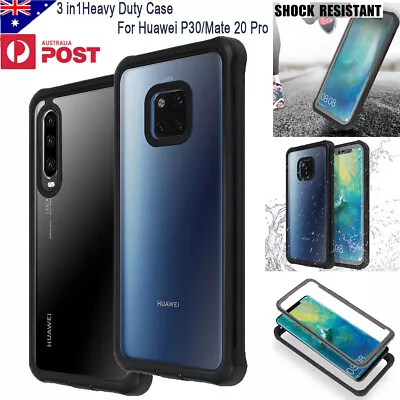 For HUAWEI P30/P30 Pro/Mate 20Pro 3 In 1 Shockproof Heavy Duty Rugged Cover Case • $14.99