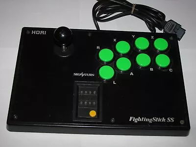 Hori Fighting Stick Sega Saturn Arcade Controller HSS-07 Japan JUNK US Seller • $29.99