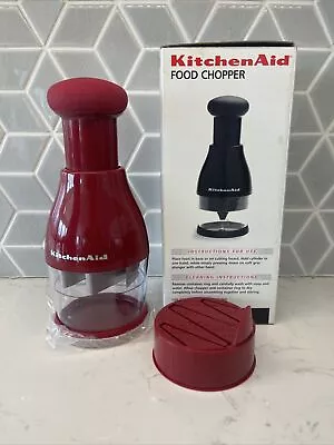 Kitchen Aid Handheld Food Chopper Manual Use Red New In Box • $26.99