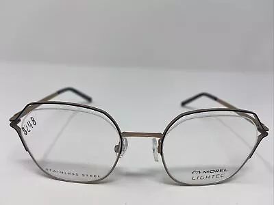 Morel Lightec Eyeglasses Frame 30174l Dn02 50-20-140 Brown/black Full Rim Wb54 • $69.75
