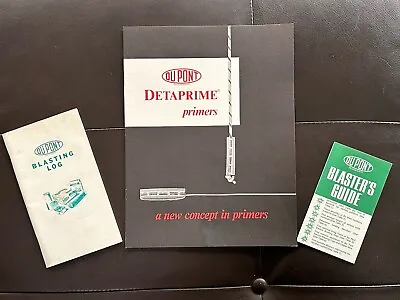 💥Vintage 1976 DuPont Brochure On Blasting Detaprime Primers + Blasting Guide💥 • $12.99