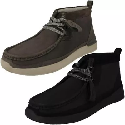 Mens Clarks MI-X Technology Lace Up Ankle Boots 'Race Lite Wally' • $195.37