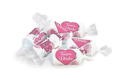 £7 • Buy Mrs To Be Sweets Personalised Favours Love Heart Sweet Team Bride V3 Clear Ends