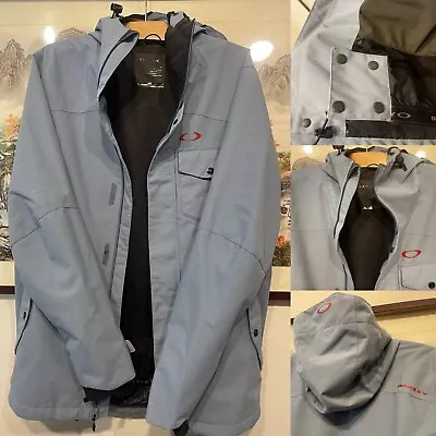 Oakley Hooded Coat Jacket Mens Large Thinsulate Water & Wind Resistant Full Zip • $49