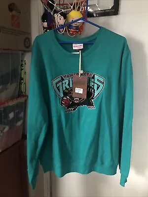 MITCHELL & NESS Vancouver Memphis Grizzlies Throwback Crewneck Sweatshirt XL • $43.89