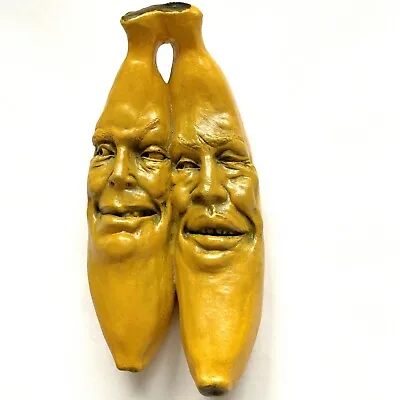 Slightly Unusual Banana Wall Sculpture Collectible Signed Art Weatherproof • $72