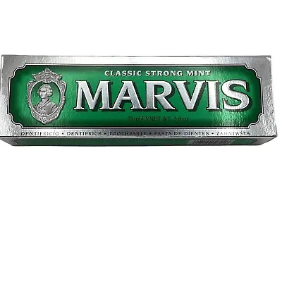 Marvis Toothpaste Italian Classic Strong Piperita Mint 3.8 Oz • $15.84