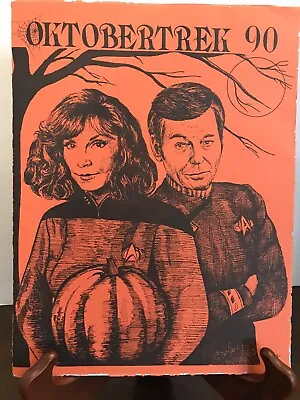 OctoberTrek 1990 Star Trek Convention Program Book Maryland • $12
