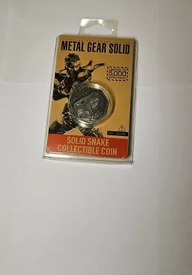 Metal Gear Solid Solid Snake Collectible Coin Limited To 5000 • £20