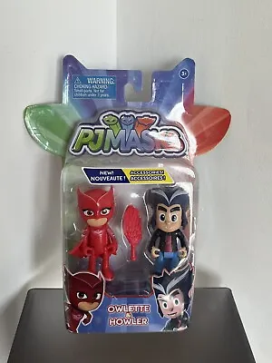Pj Masks Owlette And Howler Figure With Accessories  New In Box • £8.25