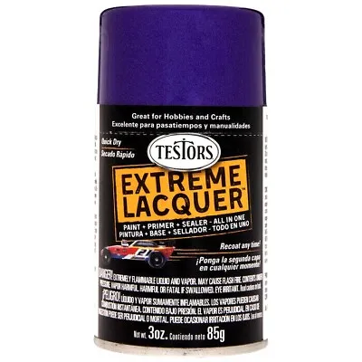 Testors Model Master Gloss PURPLEICIOUS LACQUER Spray Paint Can 3 Oz. 1842 • $9.30