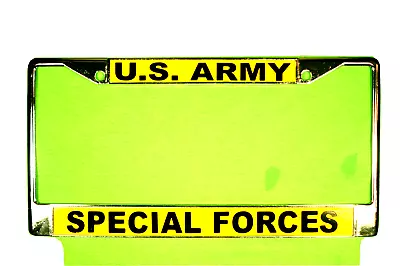Military License Plate Frame: U.s. Army/special Forces-0184by • $19.95